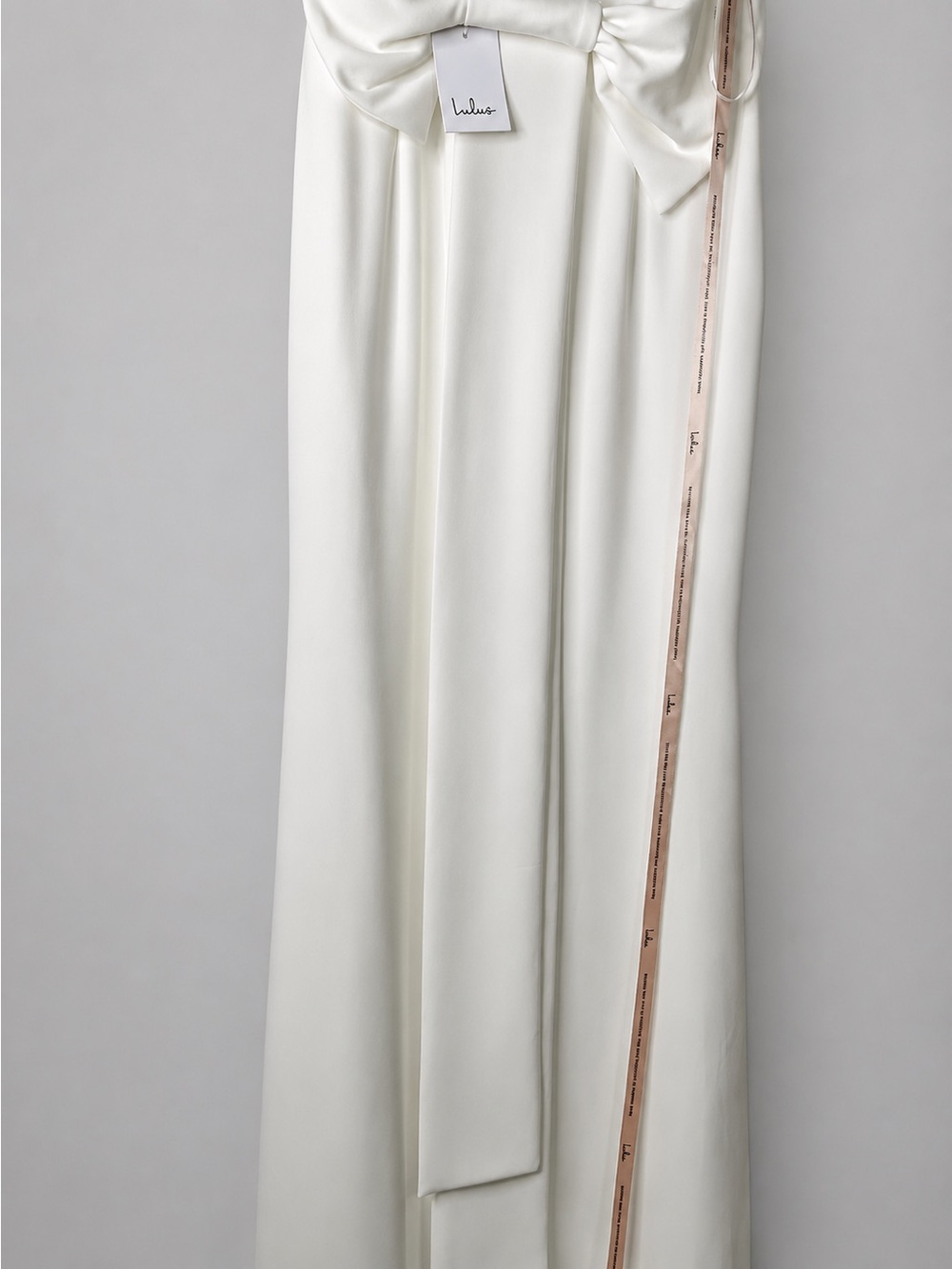 Lulus 💍 Loving Fate White Bow Square Neck Backless Maxi Dress - Picture 8 of 16